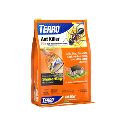 TERRO T901-6 Ant Killer Plus Multi-Purpose Insect Control for Outdoors - Kills Fire Ants, Fleas, Cockroaches, and Other Crawling Insects - 3lb